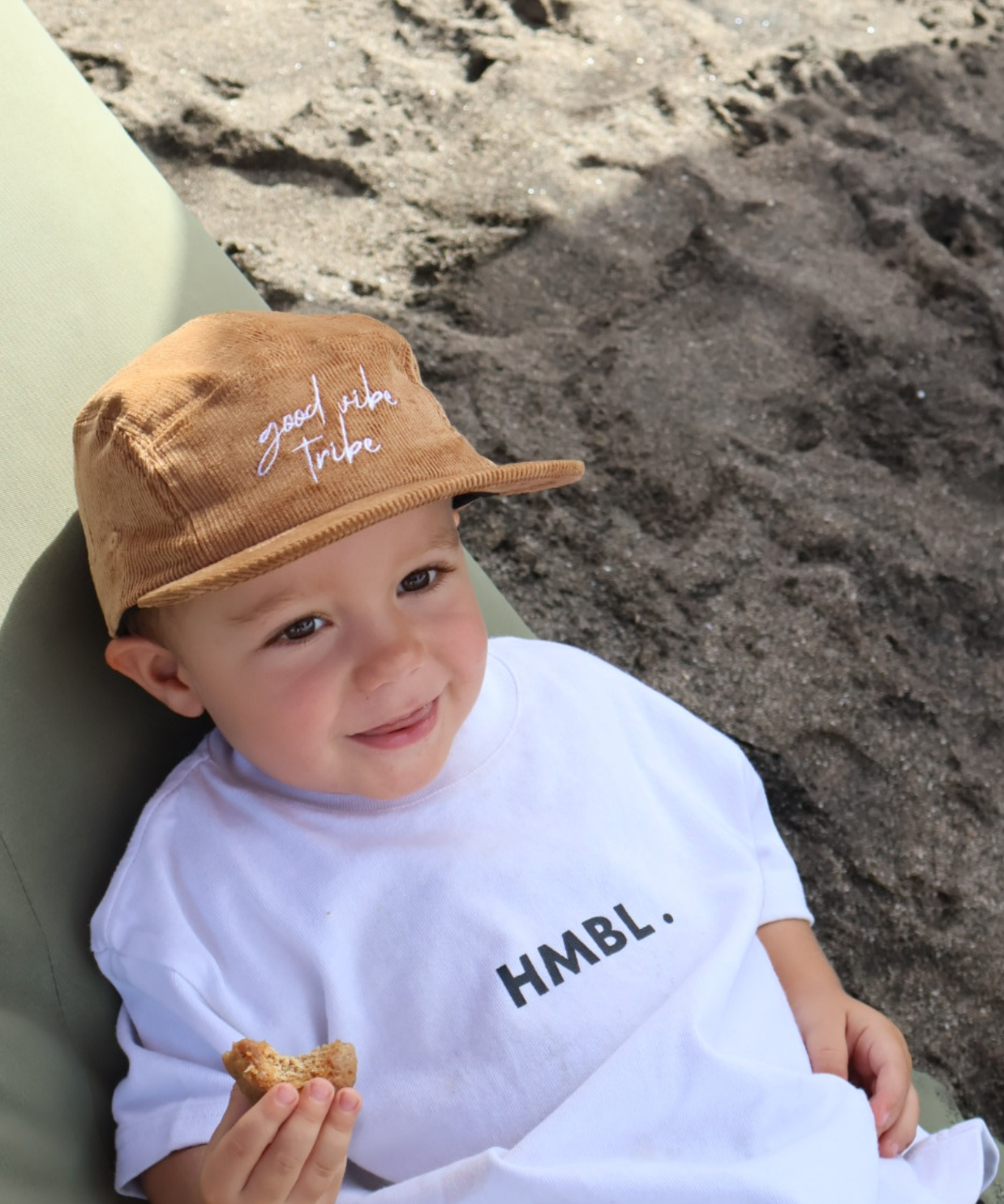 HMBL. Kids Corduroy Cap – Mustard