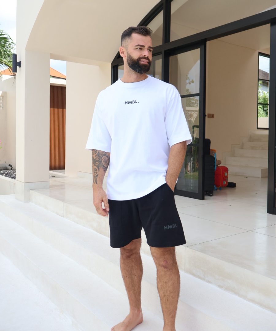 HMBL. Staple Tee - White