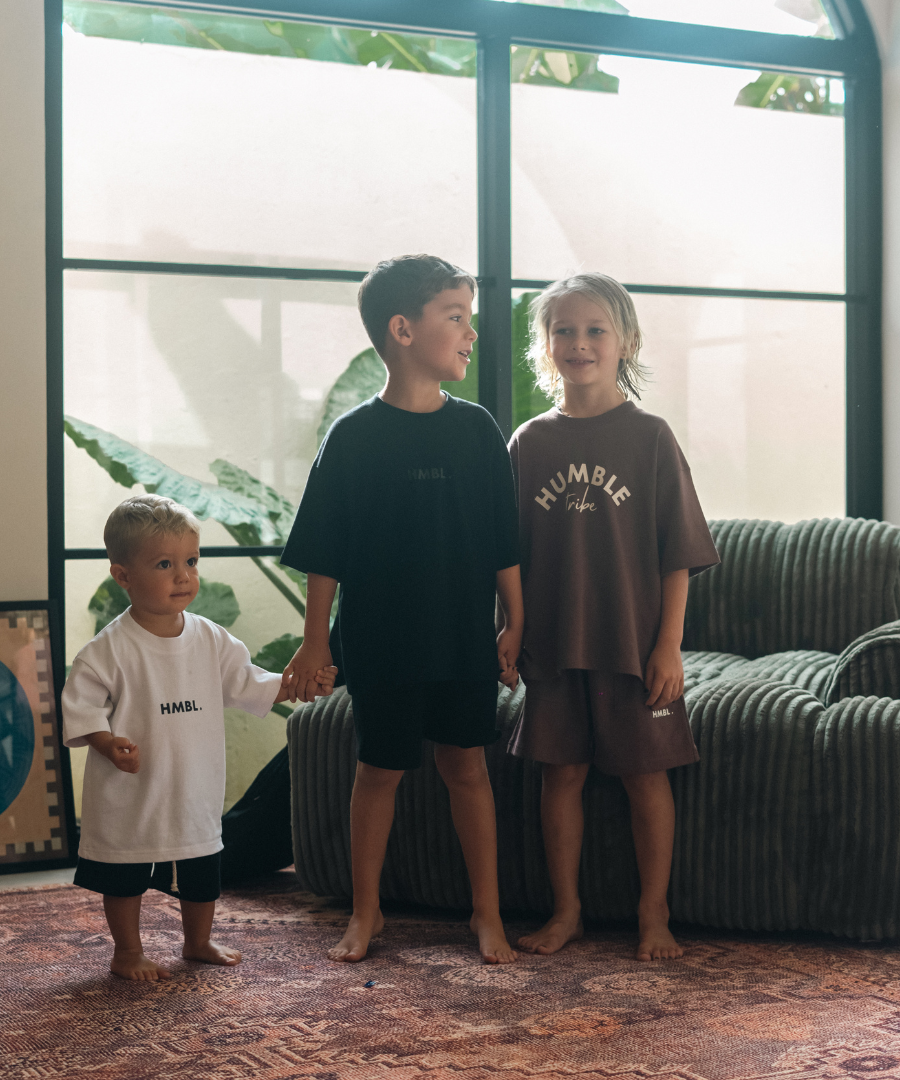 Mini HMBL. Basic Black Tee