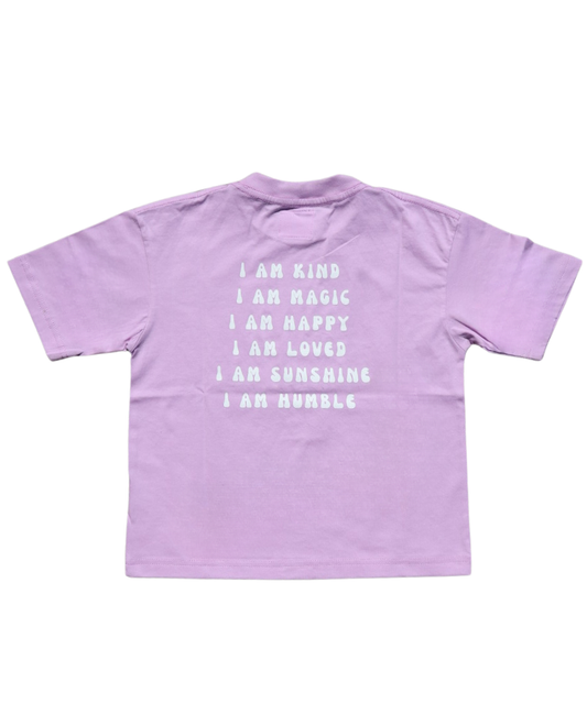 Mini Purple Pop Affirmations Tee