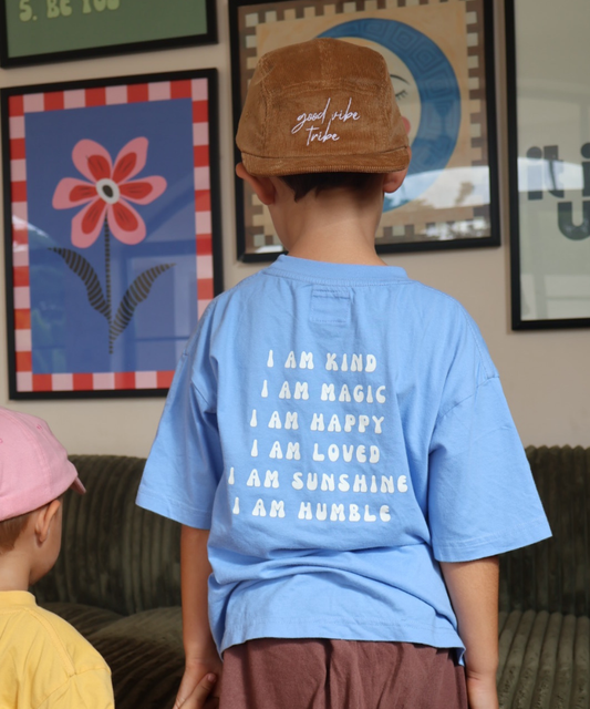 Mini Drift Blue Affirmations Tee