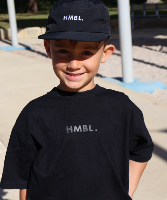 Mini HMBL. Basic Black Tee