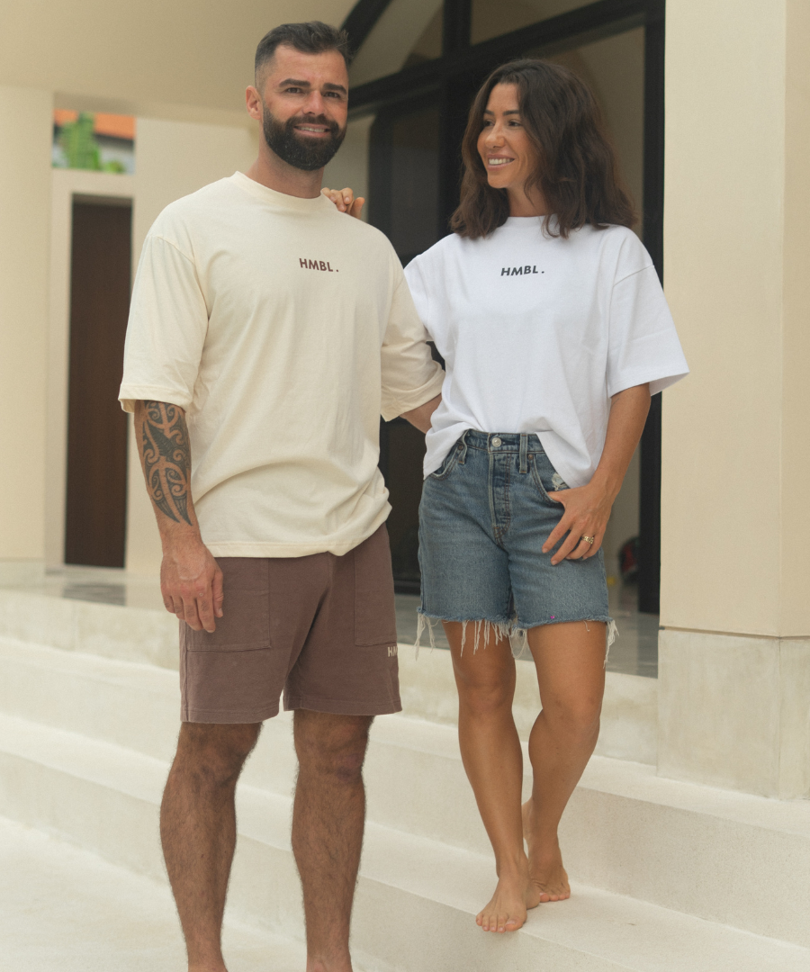 HMBL. Staple Tee - White