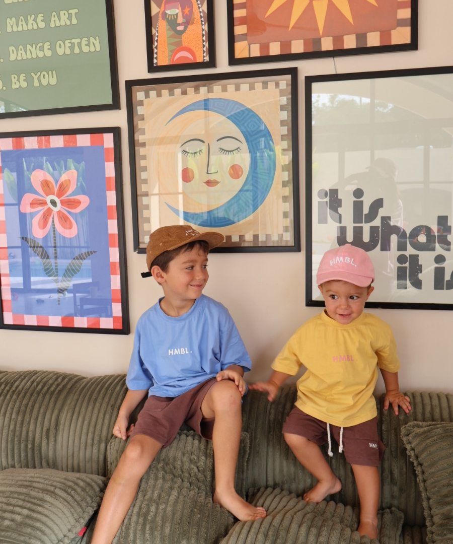 HMBL. Kids Corduroy Cap – Mustard