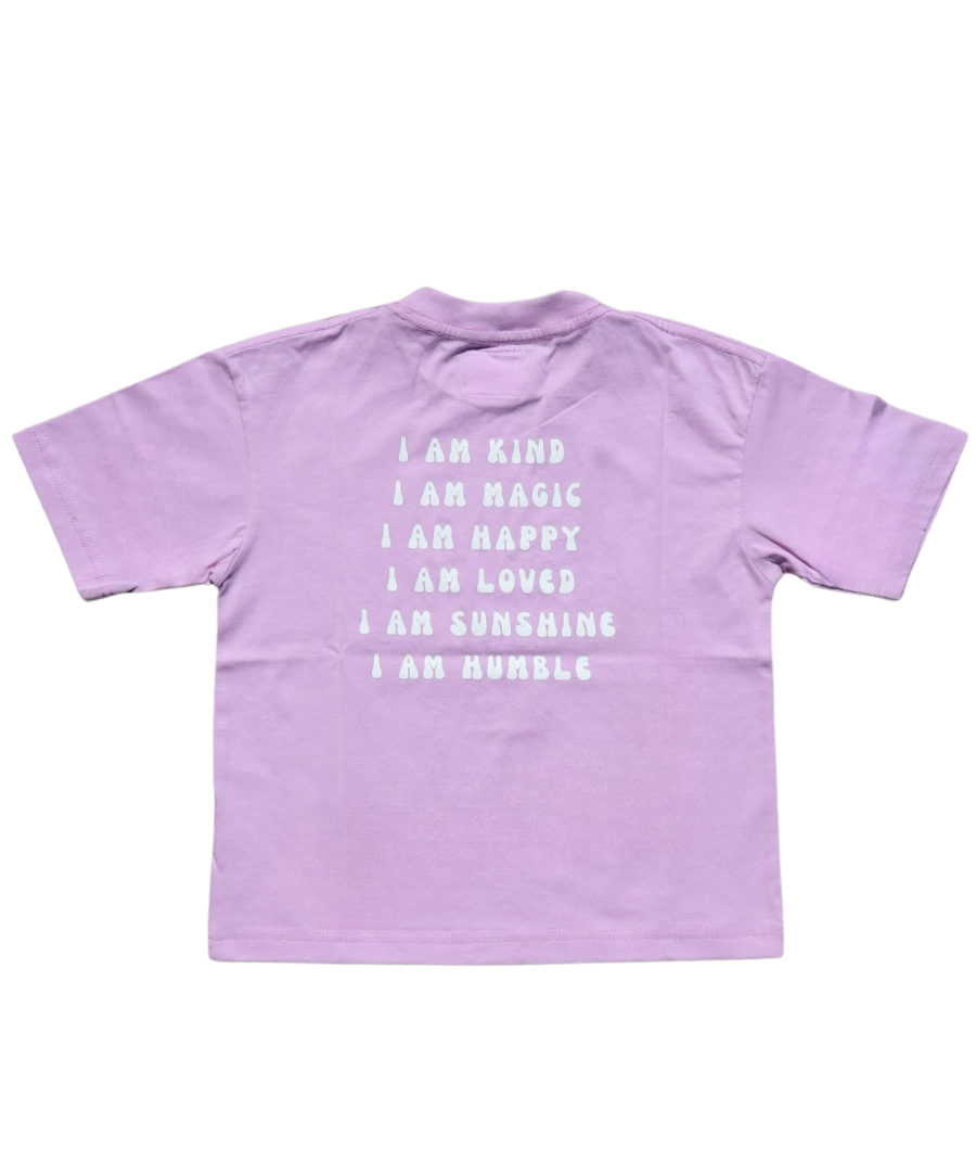 Mini Purple Pop Affirmations Tee